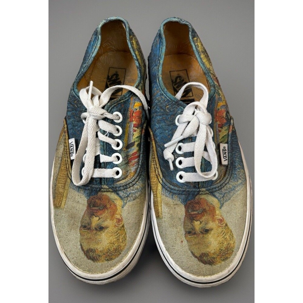 Vans Authentic Vincent Van Gogh Self Portrait Museum Rare 2018 - Men 7.5 Women 9